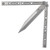 Lovins Customs Strix Balisong Titanium 4.5in Plain Satin Tanto