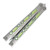 Lovins Customs Strix Balisong Titanium Green Ano Inserts Satin Tanto
