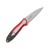 Kershaw Leek Folding Knife Red & Black 3in Plain Stonewash Wharncliffe 2
