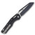 Microtech MSI RAM-LOK Folding Knife Tactical Black Half Serrated Sheepsfoot