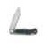 Queen Cutlery Green Peach Seed Jigged Bone One Blade Lockback Folding Knife