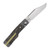 Jack Wolf Gunslinger Jack DARK MATTER GOLD FatCarbon 3.23in Plain Satin Clip Pt