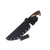 TOPS Armado Fixed Blade Knife Red 6.5 Inch Plain Black Drop Point