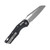 MT210T12APPMBK MICROTECH MSI S/E Tri-Grip Injection Molded Black Apoc Full Serrate