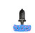 Crispy Donut Community Munchkin Dagger/Blue G10 with Pink Sprinkles/Black PVD D2