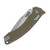 MT137RL11FLGTOD Microtech AMPHIBIAN RAM-LOK STW PART SERR FLUTED OLIVE DRAB G10