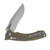 MT137RL11FLGTOD Microtech AMPHIBIAN RAM-LOK STW PART SERR FLUTED OLIVE DRAB G10
