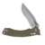 MT137RL11FLGTOD Microtech AMPHIBIAN RAM-LOK STW PART SERR FLUTED OLIVE DRAB G10