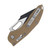 AUMT169RL1FLGTTA Microtech STITCH S/E RAM - LOK BLK PAINTED BLADE FLUTED G-10 TAN STD