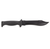 SOG Pinnacle Bowie Knife 7.5in Plain Black Powder Coated Clip Point