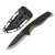 SOG Aegis FX Black and Moss 3.7 Inch Plain Stonewash Drop Point SOG-17-41-04-57