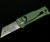 Reate Exo-U Gravity Utility Knife Green Aluminum