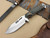 Dawson Knives Shepherd Ultrex Camo 3.87 Inch Plain Satin Clip Point with Sheath