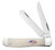 Case Stars and Stripes Natural Smooth Bone Carbon Steel Mini Trapper