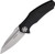 Kershaw Natrix Folding Knife 3.25in Plain Stonewash Drop Point Front Open