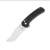 Kizer Gryphon Folding Knife 3.46 Inch Plain Satin Modified Tanto Front Open
