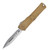 AUMT114211TA MICROTECH  Combat Troodon D/E Gen III Tan Stonewash Partial Serrated