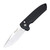 ProTech Rockeye OTS Black Auto Knife 3.4in Drop Point Stonewash Blade