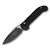 Microtech LUDT Automatic Knife 3.42in Tactical Blackout Drop Point AUMT11351T