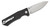 Kizer Cliff Black Folding Knife 3.5in Satin Plain Clip Point Blade