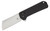 Kizer Ruler Black Folding Knife 3.35in Satin Plain Sheepsfoot Blade