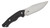 Kizer Magara Black 4.77in Stonewash Plain Clip Point Fixed Blade Knife