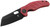 Kizer C01C Sheepdog Red Denim Folding Knife 3.29in Black Sheepsfoot