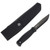 Morakniv Knives Garberg Fixed Blade Knife Black 4.3in DLC Clip Point FS13100