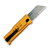 Reate Exo-U Gravity Knife Yellow Aluminum with Speedholes Black Lock