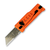 Reate Exo-U Gravity Knife Orange Aluminum with Speedholes Black Lock