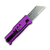 Reate Exo-U Gravity Knife Purple Aluminum with Speedholes Black Lock