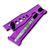 Reate Exo-U Gravity Knife Purple Aluminum with Speedholes Black Lock
