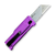 Reate Exo-U Gravity Knife Purple Aluminum w Diamond Pattern Black Lock