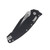 Microtech Amphibian Ram Lok Fluted Black 3.9in Black PS Clip Point