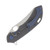 154M Olamic Wayfarer 247 S90V Mouflon Satin Blade Dark Blast Titanium Matte Blue Anodized Accents Handle