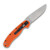 Ontario Rat I Orange G-10 Satin Aus-8 Blade