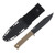 Cold Steel SRK Black Tuff-Ex Coated SK5 Carbon Steel Clip Point Desert Tan Kray-Ex Handle CS49LCKDTBK