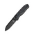Kizer Drop Bear Folding Knife Fat Carbon 2.95 Inch Plain Black Drop Point