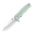 Kizer Yacht Folding Knife Jade 2.99 Inch Plain Satin Drop Point