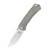 Kizer T1 Folding Knife Green 3.2 Inch Plain Satin Drop Point