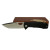 Honey Badger Medium Black FRN Folding Knife 3.19in Satin Tanto Blade