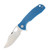 Honey Badger Large Flipper Blue 3.63 Inch Plain Satin Clip Point HB4066