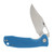 Honey Badger Large Flipper Blue 3.63 Inch Plain Satin Clip Point HB4066
