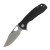 Honey Badger Medium Black FRN Folding Knife 3.19in Satin Clip Point Blade