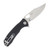 Honey Badger Medium Black FRN Folding Knife 3.19in Satin Clip Point Blade HB4087