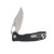 Honey Badger Medium Black FRN Folding Knife 3.19in Satin Clip Point Blade HB4087