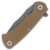 Hinderer Project X Tri-Way Coyote S45VN Working Finish Clip Point