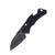 Kershaw Craze Folding Knife 2.35 Inch Plain Blackwash Reverse Tanto