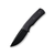 PETRIFIED FISH Beluga Black Stonewashed N690 Fixed Blade Black G10 Handle Kydex Sheath