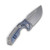 Midgards Messer Little Beowulf Folding Knife Blue 2.75in Drop Point